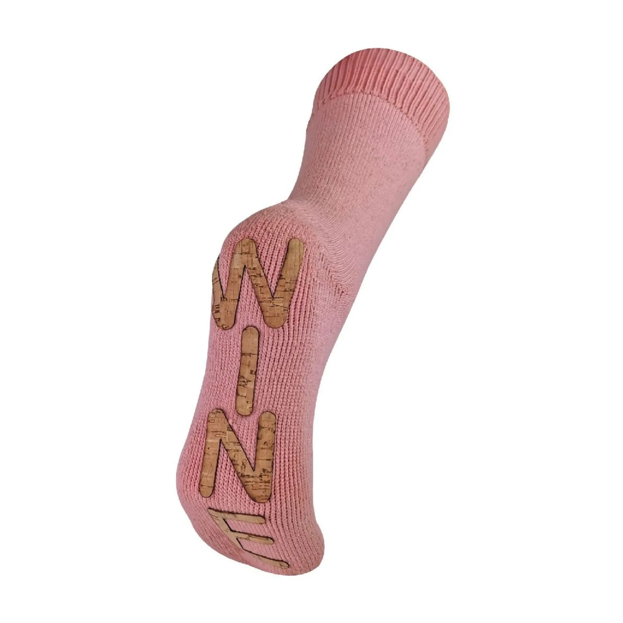 1 Pack Ladies Novelty Wine Slipper Socks with Cork Grips
