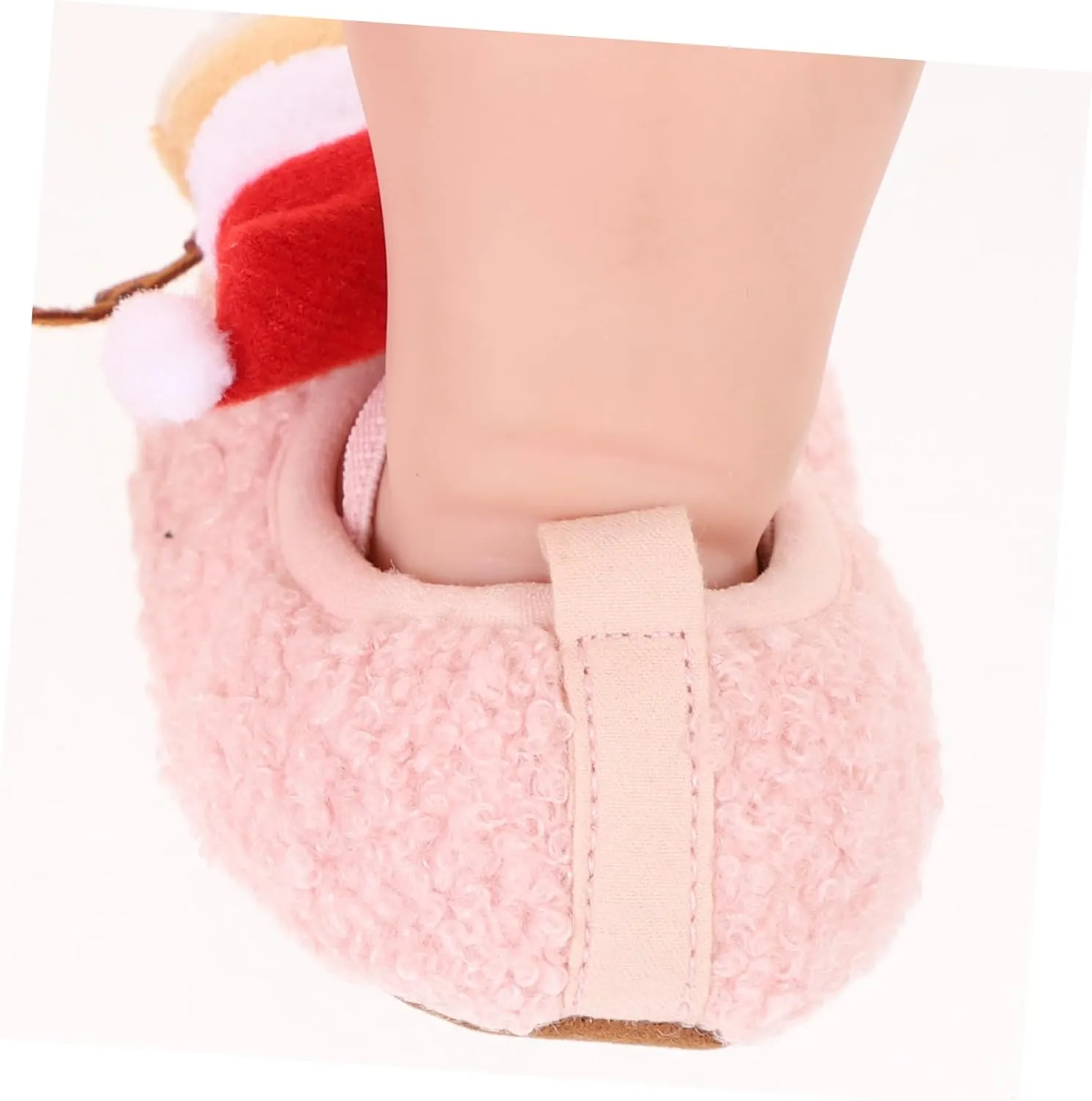1 Pair reindeer baby shoes newborn crib house shoes newborn plush shoes infant slipper baby shower toddler soft sole toddler cot Baby Cotton Shoes floor shoes indoor