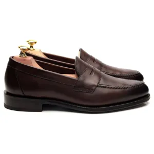 1880 'Hornbeam' Dark Brown Leather Loafer UK 7 F