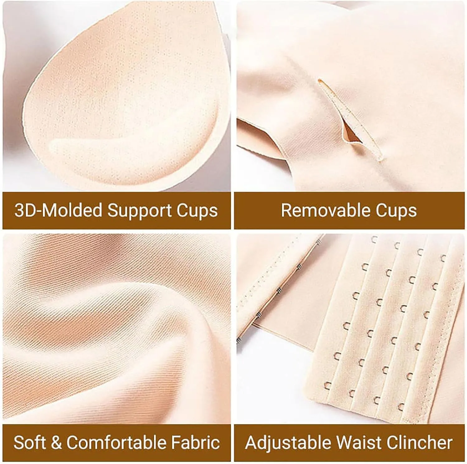 3 in 1 Waist Trainer Bra for Women, Brachom Bra Belly Fat, Brachom Waist Trainer Bra, 3-in-1 Waist Trainer Bra