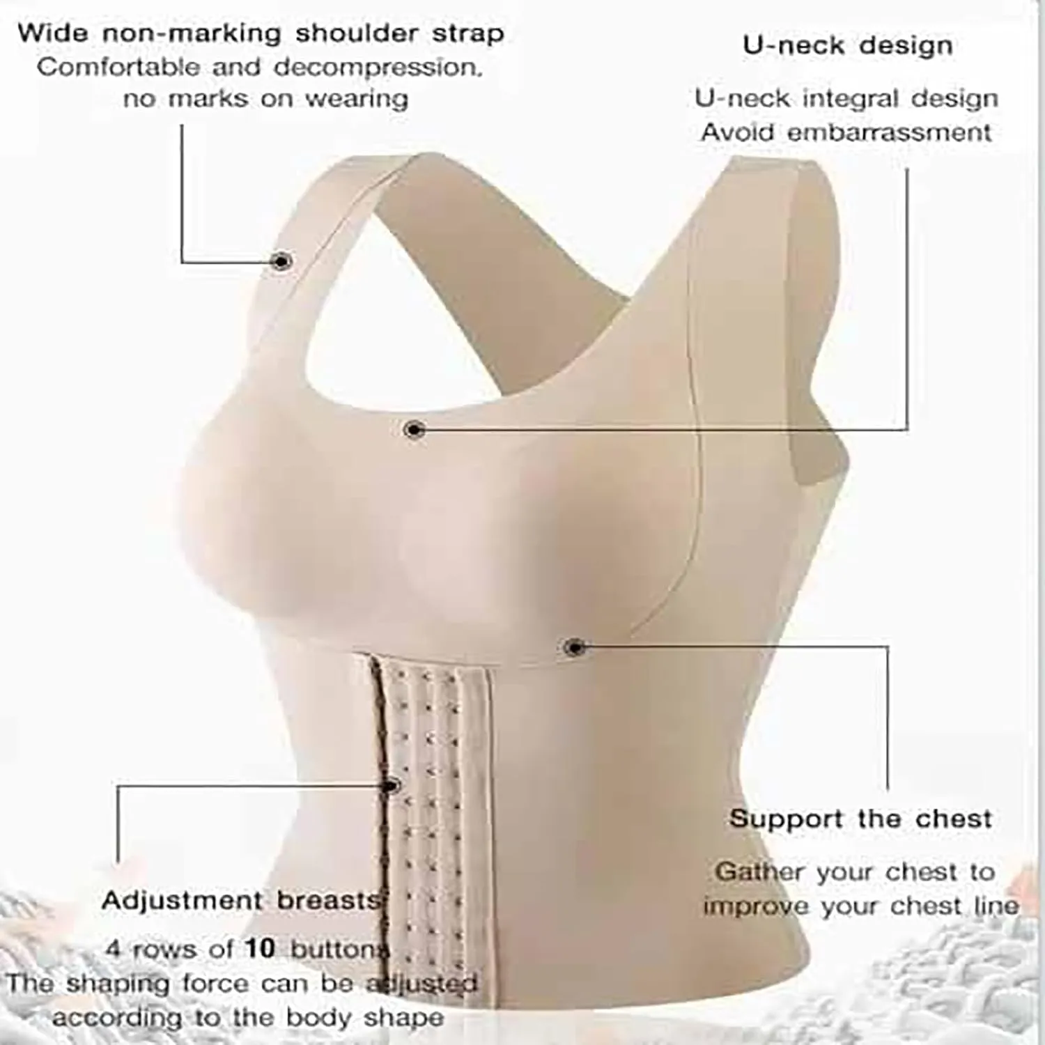 3 in 1 Waist Trainer Bra for Women, Brachom Bra Belly Fat, Brachom Waist Trainer Bra, 3-in-1 Waist Trainer Bra