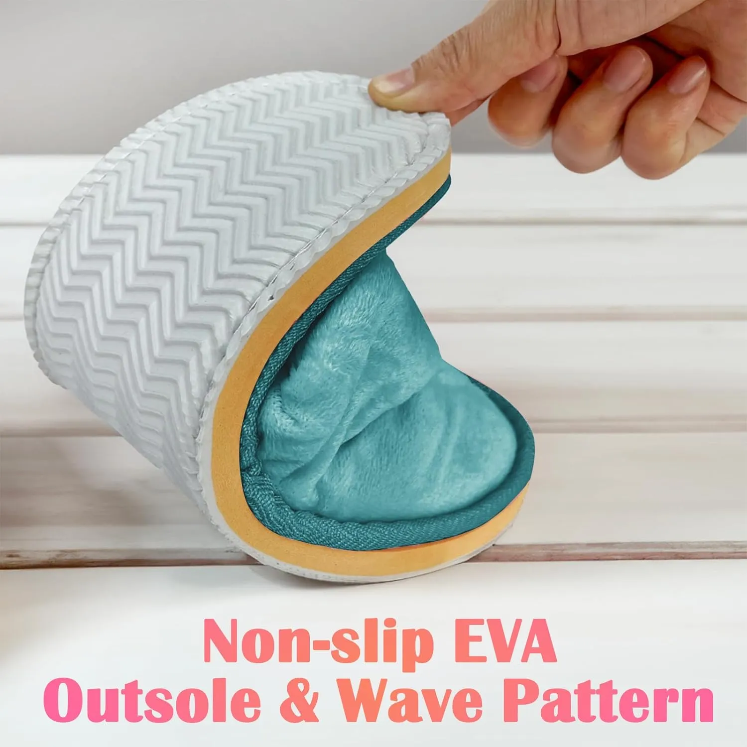 6-12 Pairs Disposable Slippers for Guests Non-slip Spa Slippers, Super Large Crystal Velvet Closed Toe Guest Slippers Reusable Thickened Upper & Sole Hotel Slippers for Women, Men, Travel