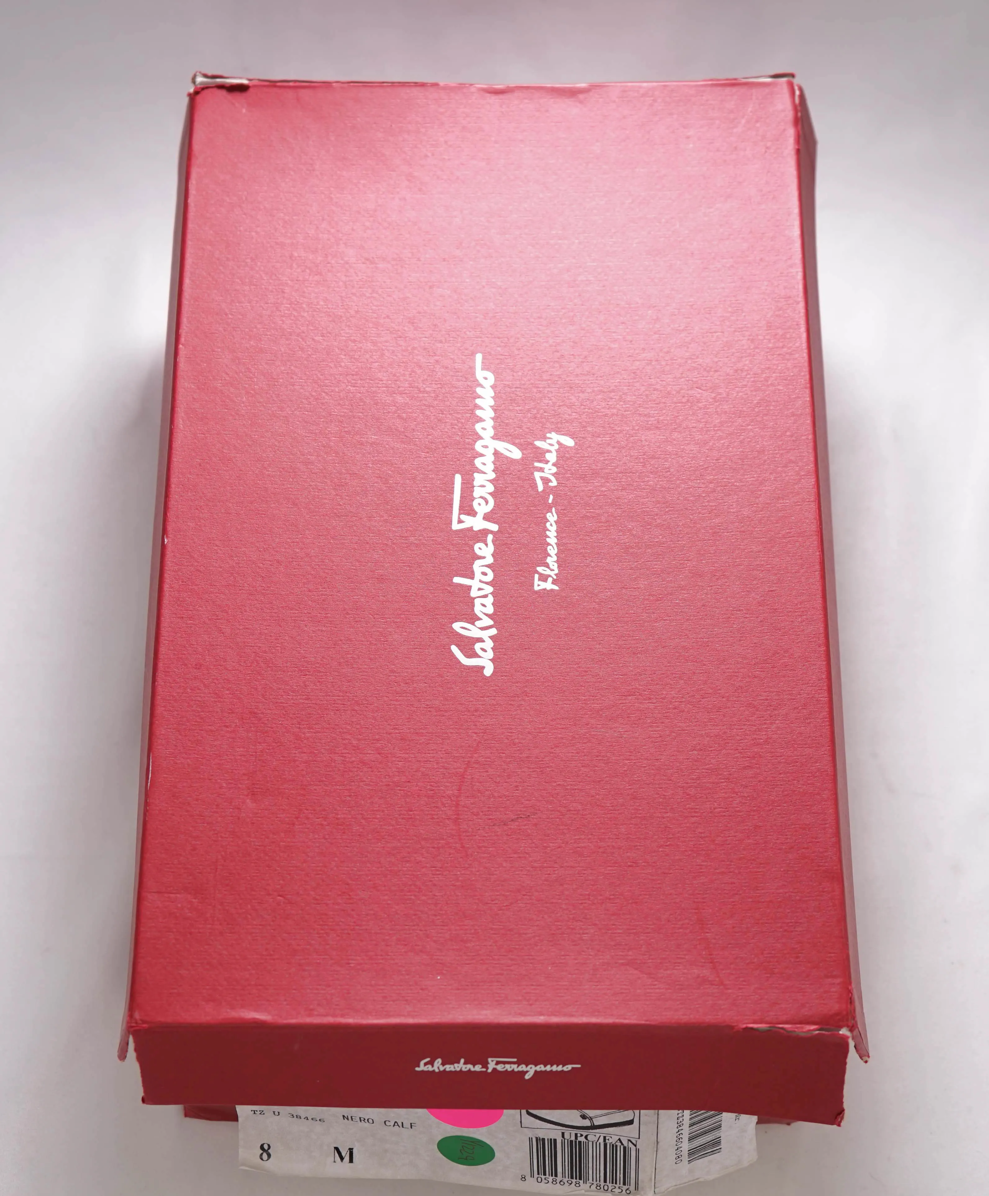 $750 SALVATORE FERRAGAMO - "GIUNONE 2" Black Espadrille Loafer - 8 US