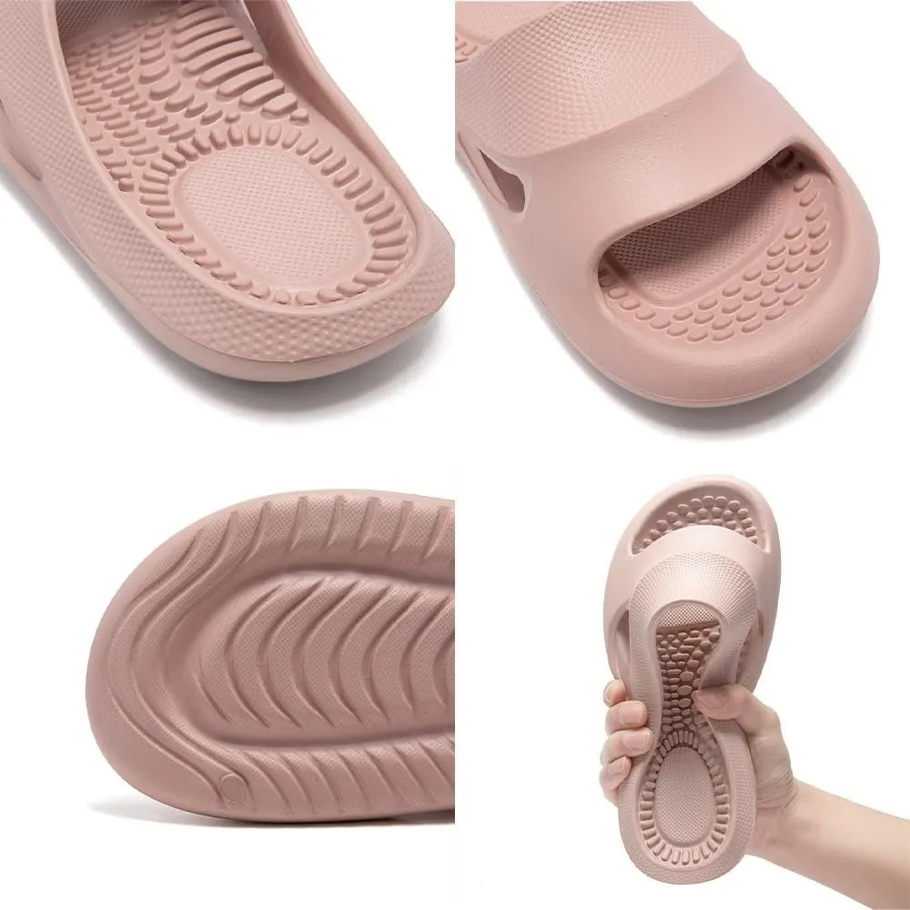 Acupressure Slippers Foot Pain Relief age Slippers Plantar Fasciitis Relief ls Men's Women's Reflexology ls Deep Tissue Foot ager Shoes(Black,40/41 EU)