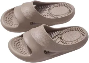 Acupressure Slippers Foot Pain Relief age Slippers Plantar Fasciitis Relief ls Men's Women's Reflexology ls Deep Tissue Foot ager Shoes(Black,40/41 EU)