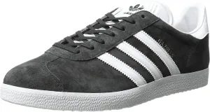 adidas Originals Gazelle Foundation Dark Grey Heather Solid Grey/White/Gold Metallic 7.5
