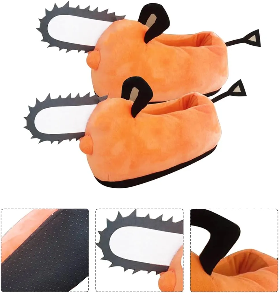 Adult Kids Slippers Shoes Cosplay Anime Slipper Figure Plush Home Slippers Winter Warm Slipper Shoe