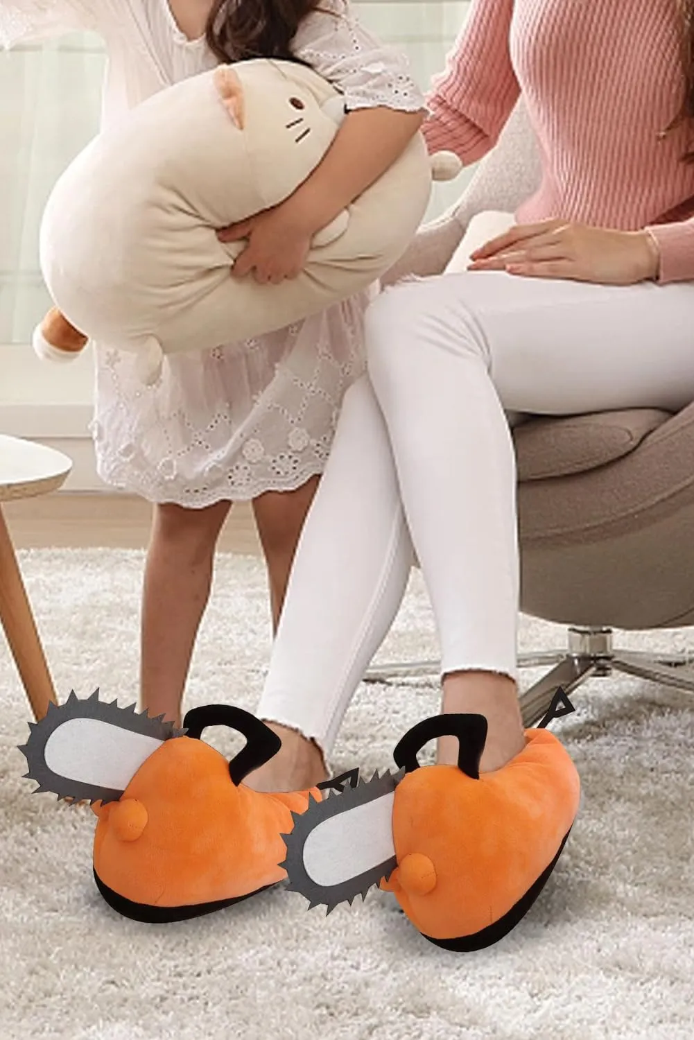 Adult Kids Slippers Shoes Cosplay Anime Slipper Figure Plush Home Slippers Winter Warm Slipper Shoe