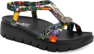 Alegria by PG Lite Women's Roz Tropic Platform Sandal Slide, Sweet Emotions, 9