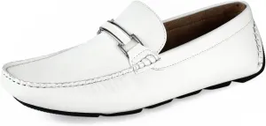 Amali Cola - Driving Moccasins for Men – Mens Slip On Loafers, Moccasins, Slip-on Dress Shoes - Driving Loafers with Matching Color Bit