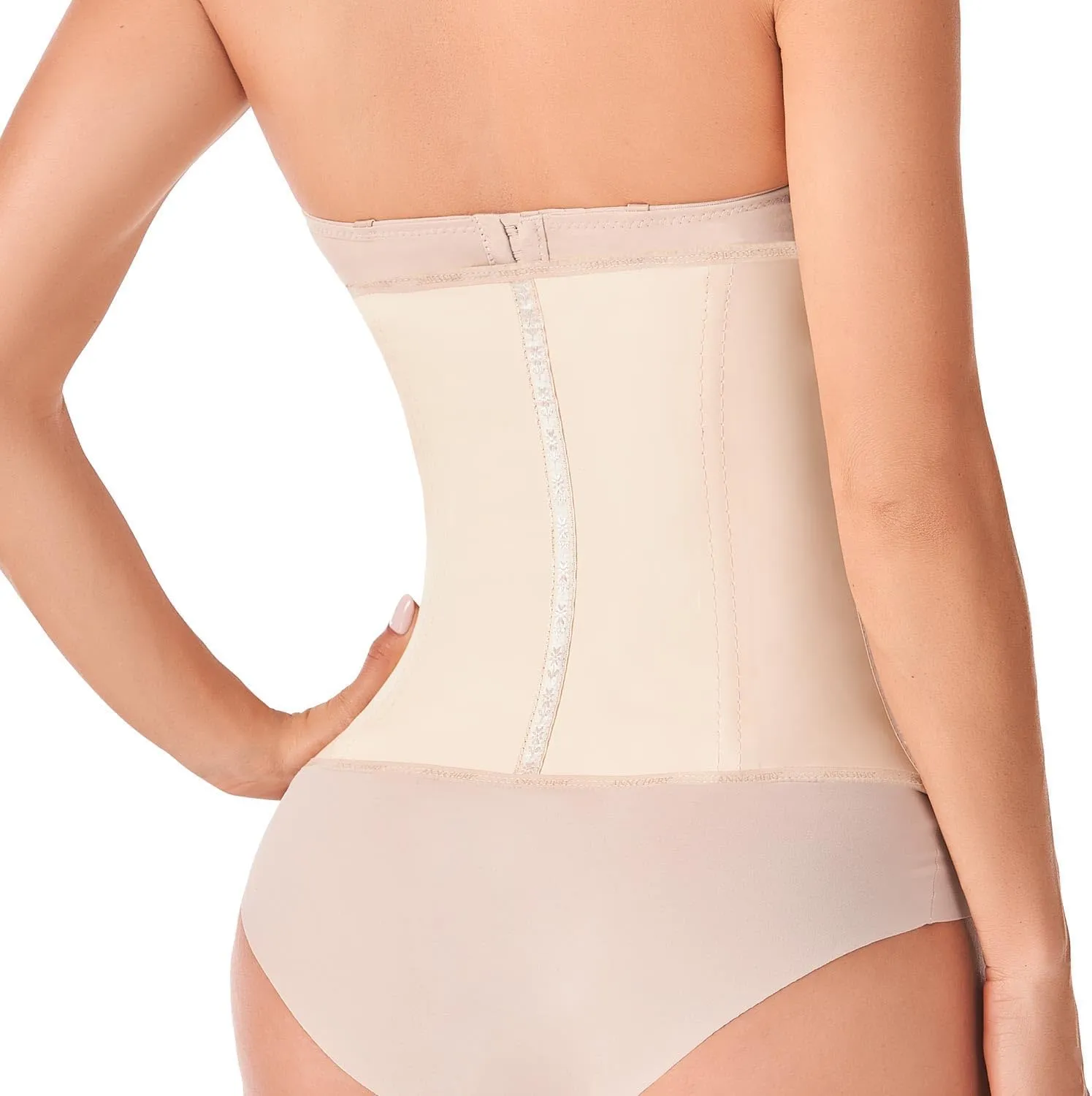 Ann Chery 2025 Latex Waist Cincher | 2 Hook Waist Trainer   120g Caffeine Body Cream for Shaping, Support, and Daily Use