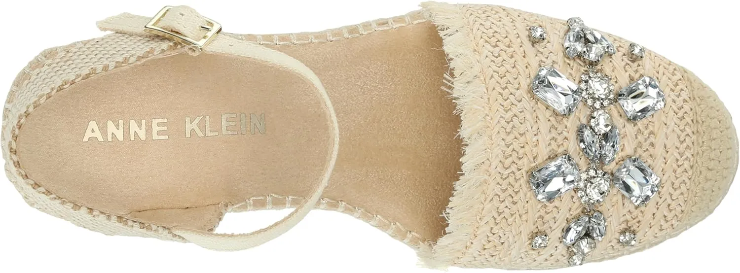 Anne Klein Women's Lenox Espadrille Wedge Sandal
