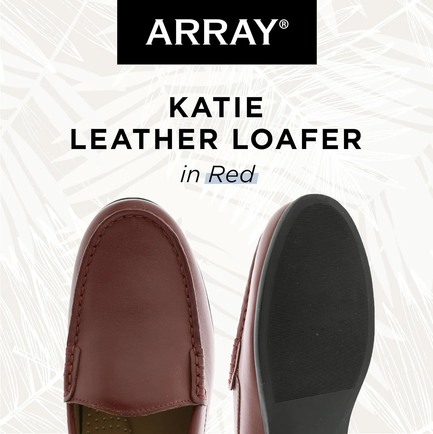 ARRAY Women's Katie Classic Slip-On Leather Loafer