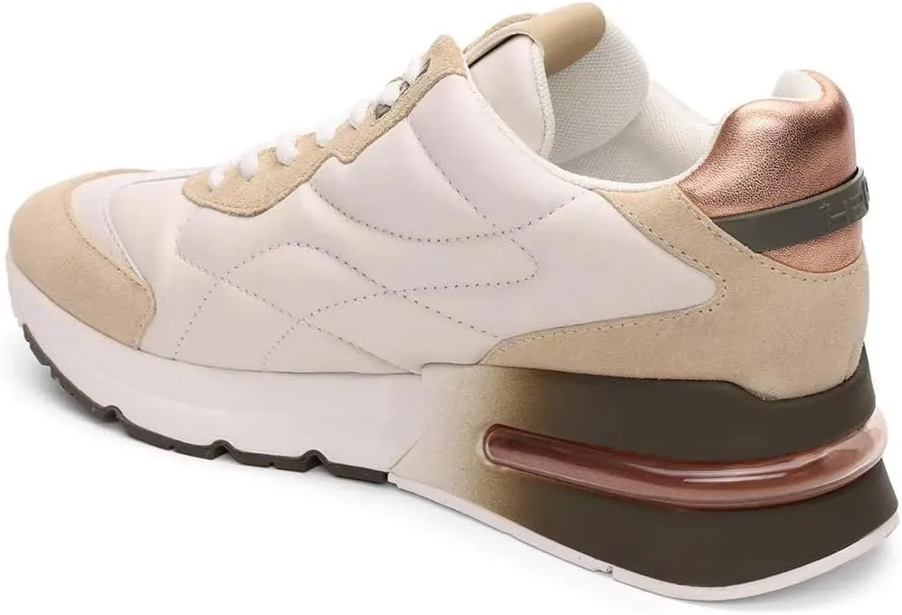 ASH Women's Kacy Chunky Fashion Sneaker, Trendy Lace-Up Design, Versatile Street Style