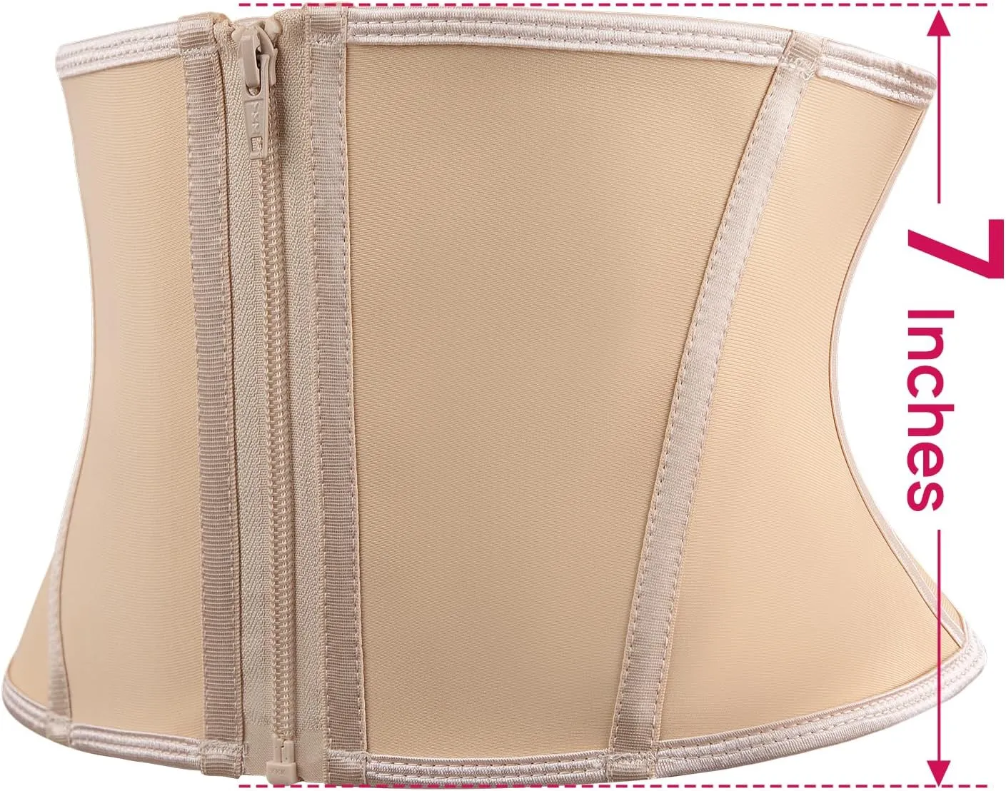 Atbuty Short Torso Waist Trainer for Women Small Tummy Control Sport Girdle Hourglass Belly shaper