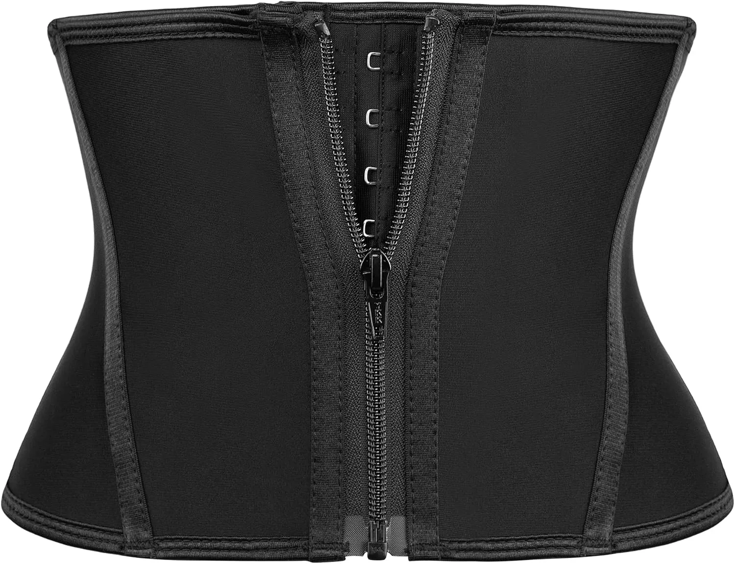 Atbuty Short Torso Waist Trainer for Women Underbust Latex Waist Corsets Cincher Hourglass Body Shaper