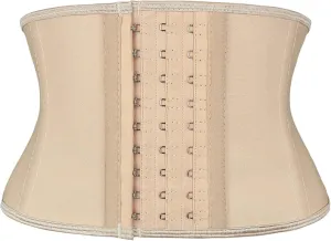 Atbuty Super Short Torso Waist Trainers Cincher Corset Tummy Shaper Slimming Latex Girdle