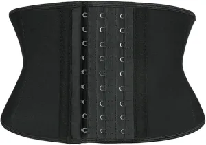Atbuty Super Short Torso Waist Trainers Cincher Corset Tummy Shaper Slimming Latex Girdle