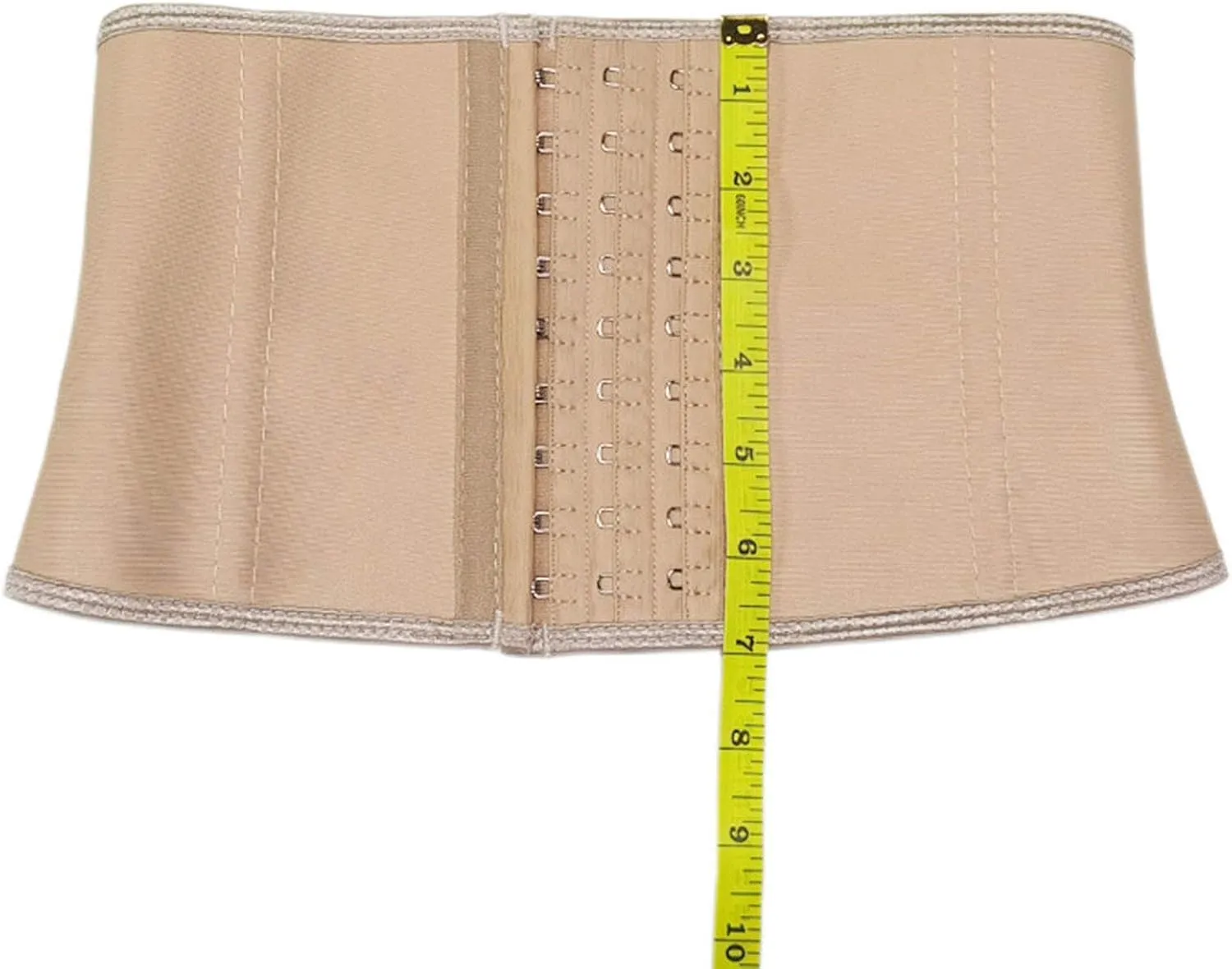 Atbuty Super Short Torso Waist Trainers Cincher Corset Tummy Shaper Slimming Latex Girdle