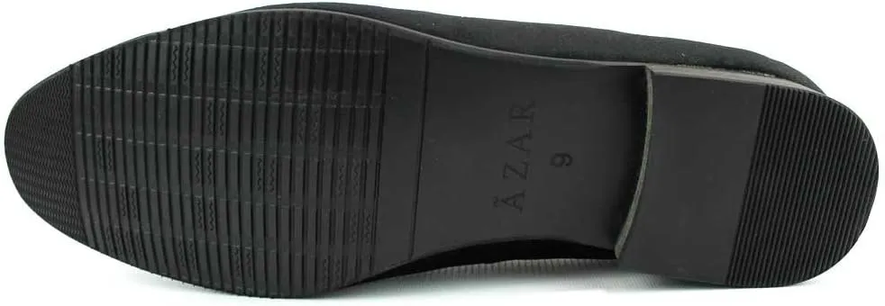 AZAR MAN Men's Velvet Slip On Loafer Dress Shoes Tudors