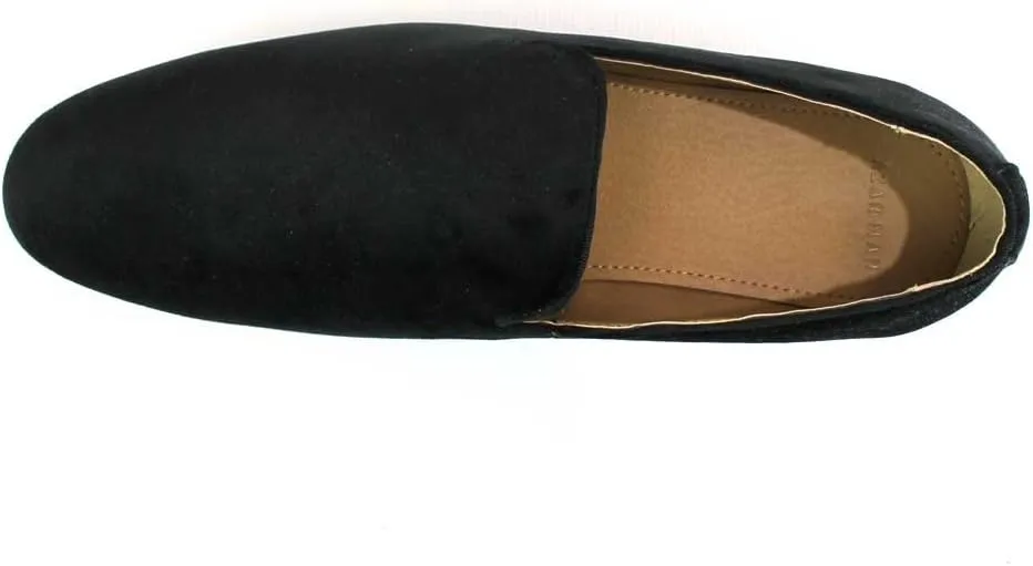 AZAR MAN Men's Velvet Slip On Loafer Dress Shoes Tudors