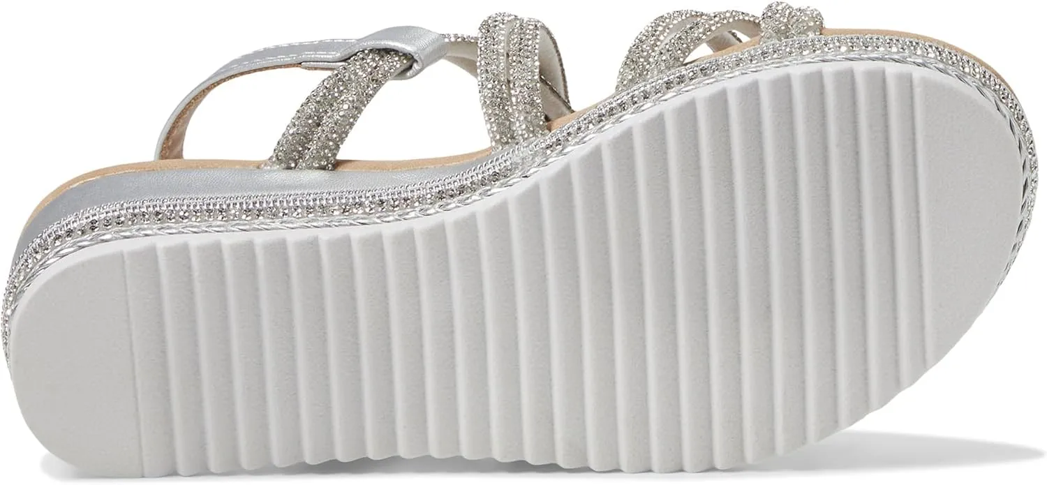 Badgley Mischka Girl's Angela Platform Sandal (Little Big Kids)