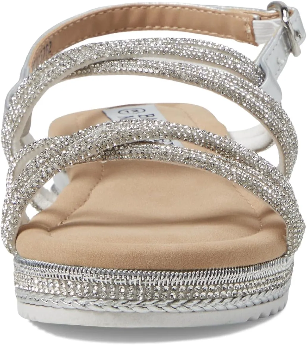 Badgley Mischka Girl's Angela Platform Sandal (Little Big Kids)