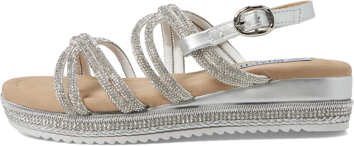 Badgley Mischka Girl's Angela Platform Sandal (Little Big Kids)