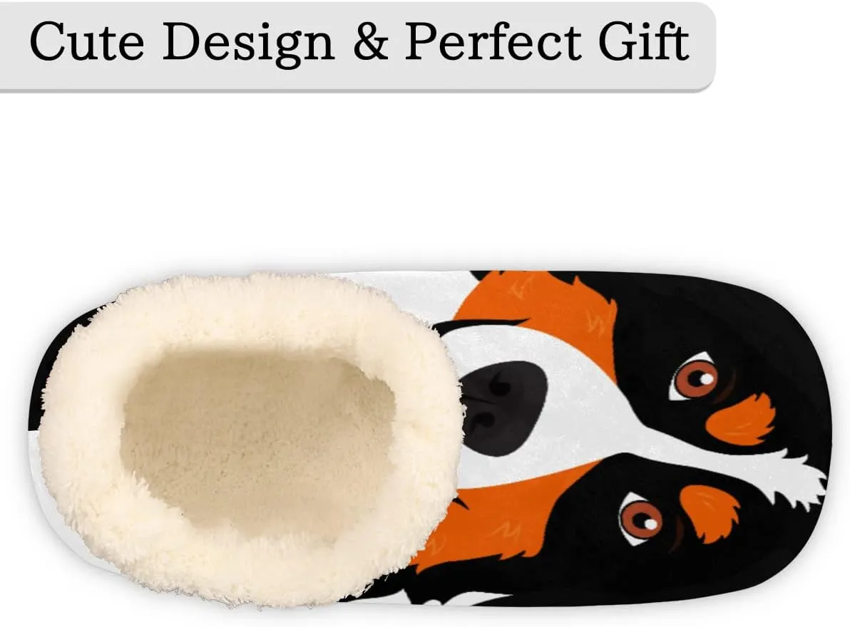 Bardic House Slippers for Women and Men, Soft Non Slip Cozy Slippers Funny Fuzzy Slipper Socks for Indoor Outdoor
