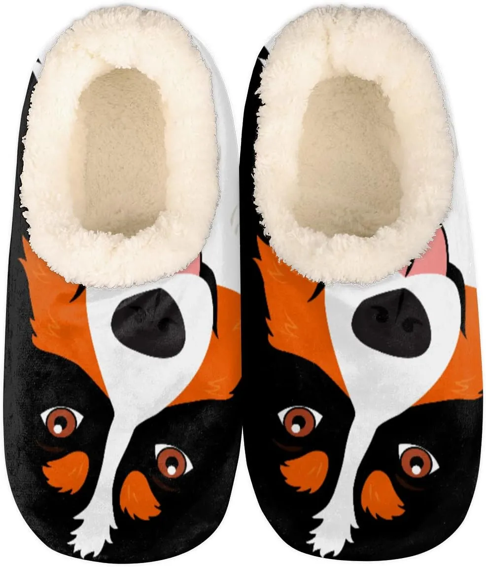 Bardic House Slippers for Women and Men, Soft Non Slip Cozy Slippers Funny Fuzzy Slipper Socks for Indoor Outdoor