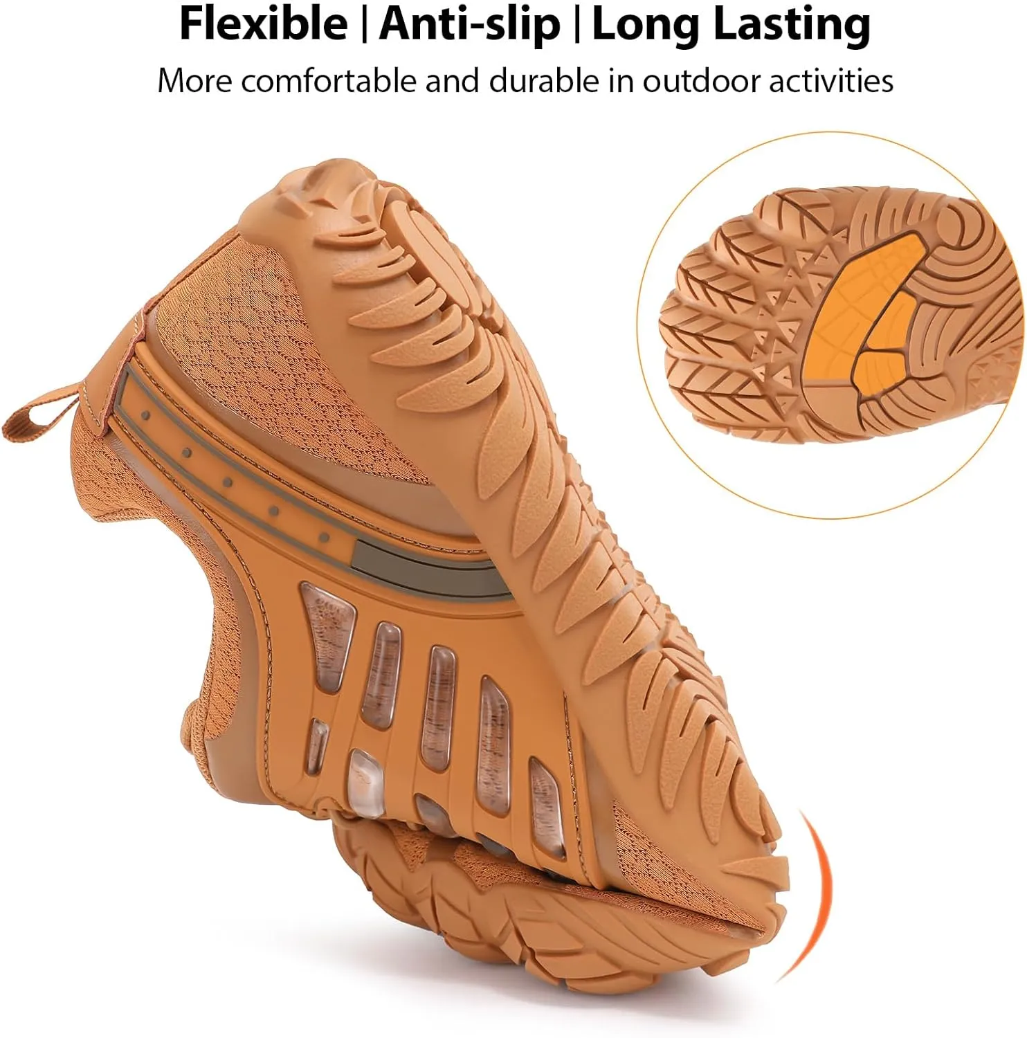 Barefoot Shoes Men Wide Toe Box Zero Drop Minimalist Shoes for Workout Cross-Trainer Walking Hiking Water Weightlifting Grounded Footwear
