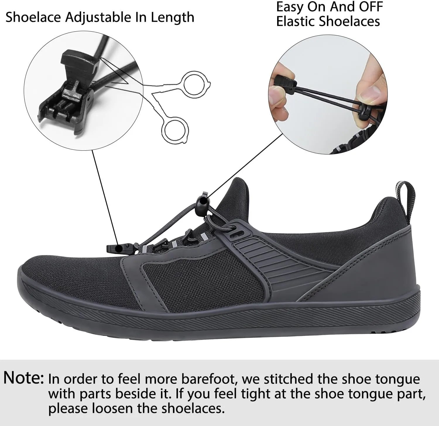 Barefoot Shoes Mens Womens Minimalist Cross-Trainer Shoes Wide Toe Box Zero Drop Sole Trail Running Walking Sneakers Grounded Footwear