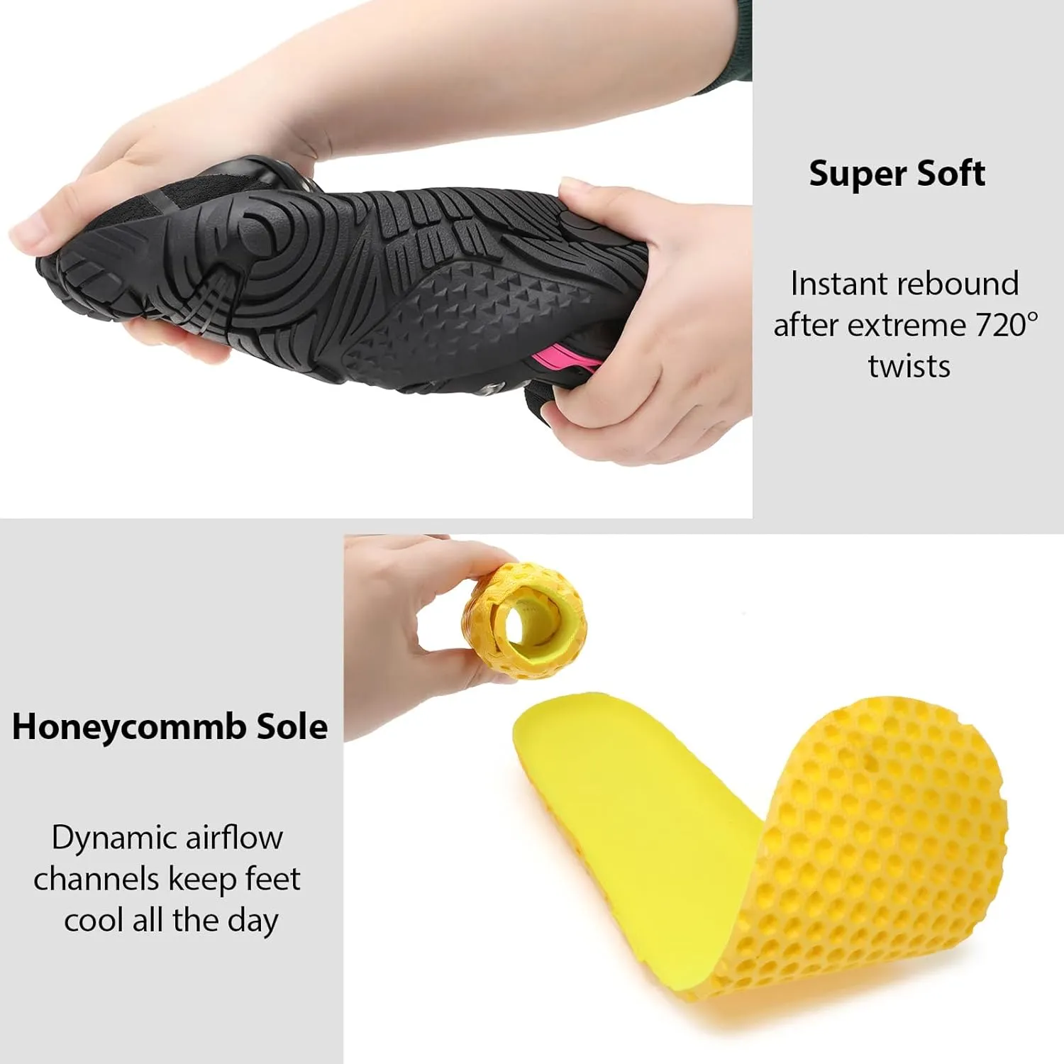 Barefoot Shoes Women Wide Toe Box Zero Drop Minimalist Shoes for Workout Cross-Trainer Walking Hiking Water Hike Grounded Footwear