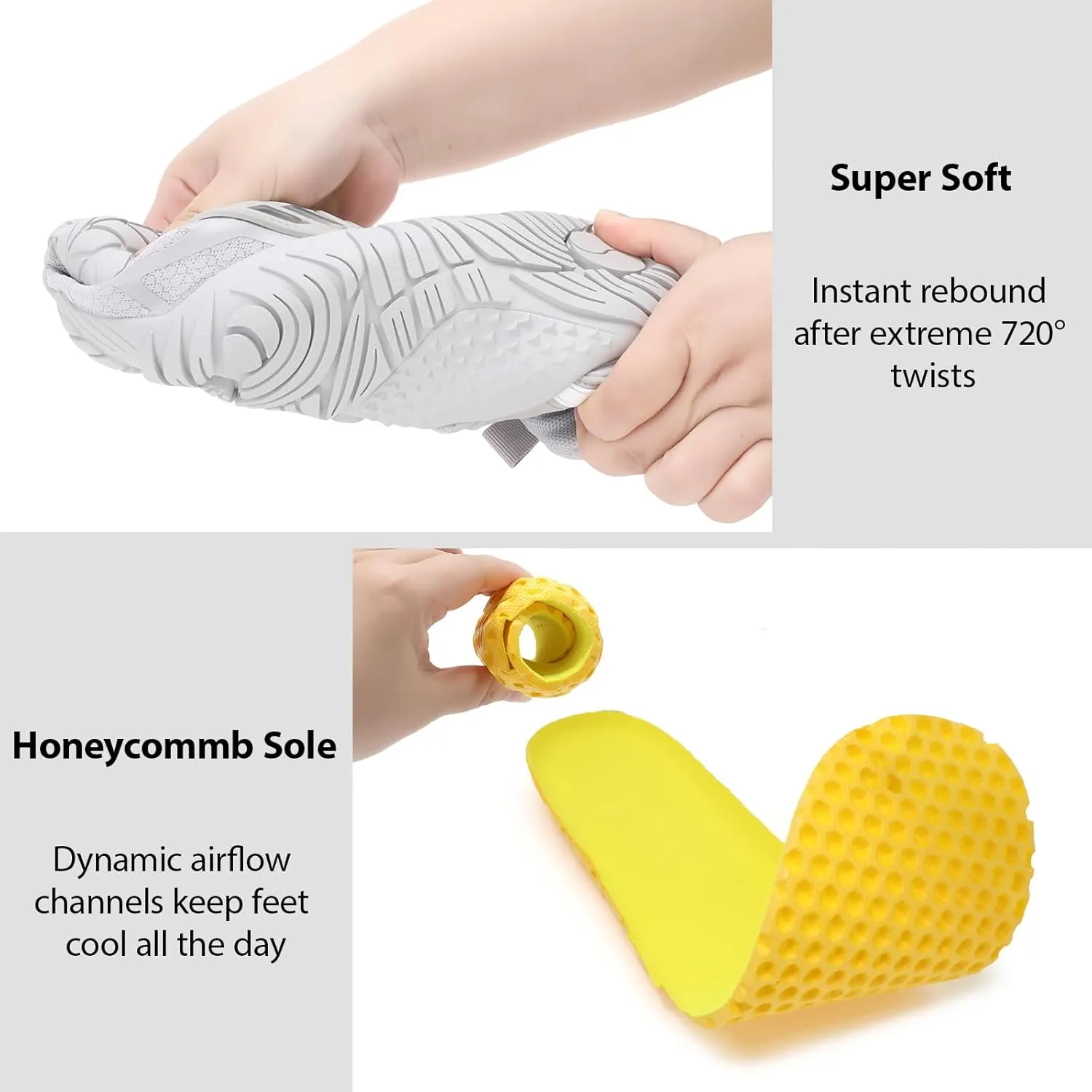 Barefoot Shoes Women Wide Toe Box Zero Drop Minimalist Shoes for Workout Cross-Trainer Walking Hiking Water Hike Grounded Footwear