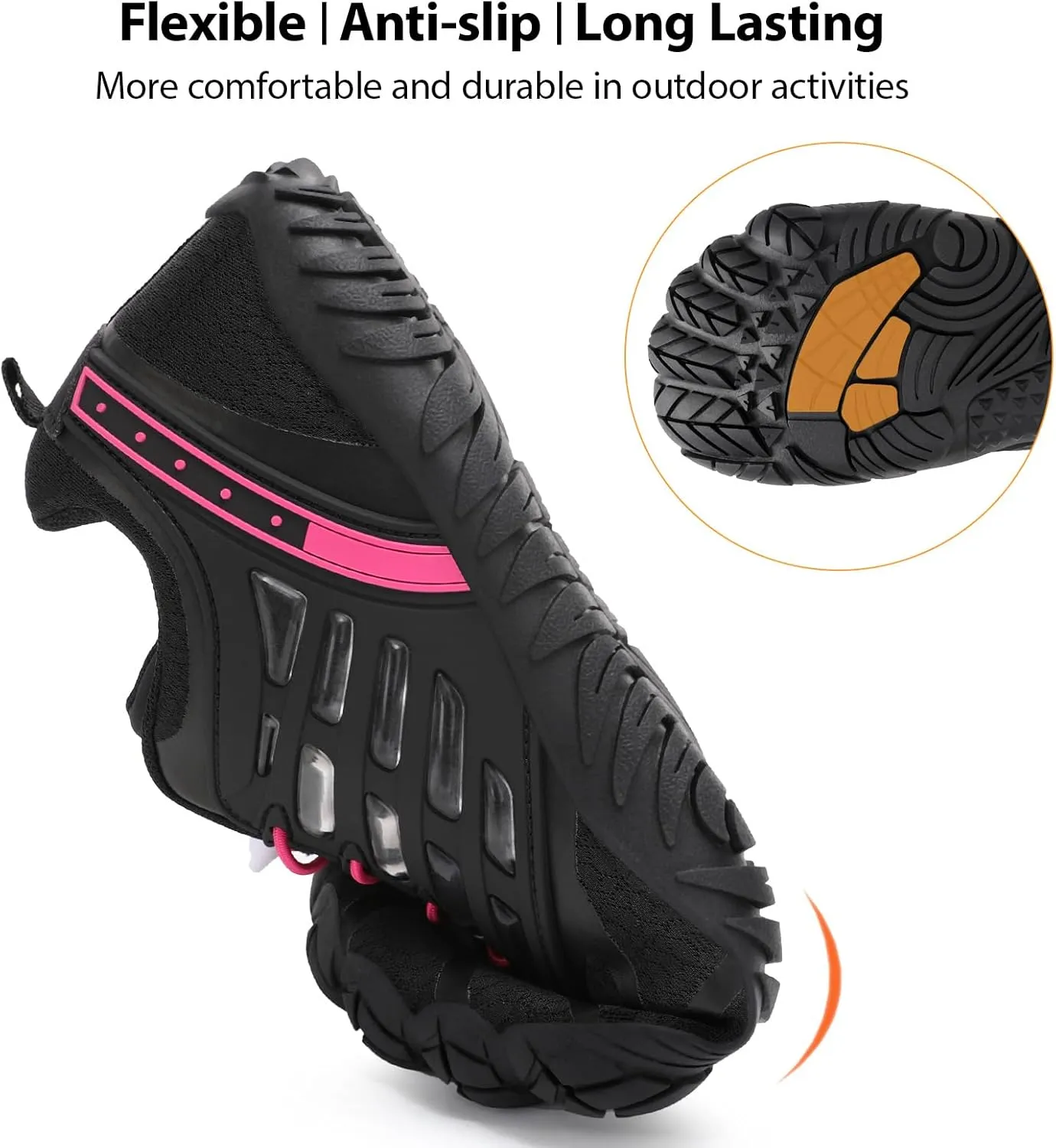 Barefoot Shoes Women Wide Toe Box Zero Drop Minimalist Shoes for Workout Cross-Trainer Walking Hiking Water Hike Grounded Footwear