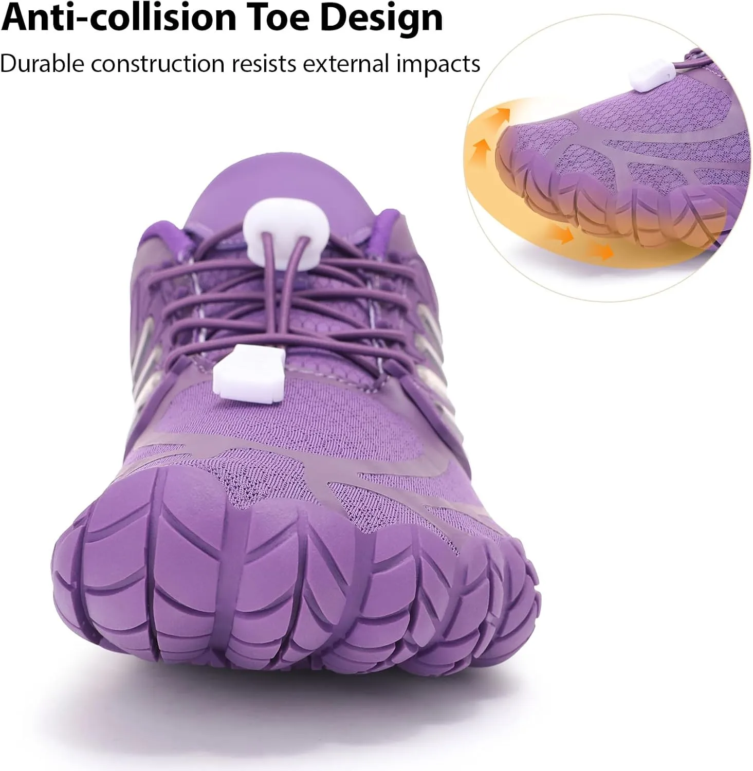 Barefoot Shoes Women Wide Toe Box Zero Drop Minimalist Shoes for Workout Cross-Trainer Walking Hiking Water Hike Grounded Footwear