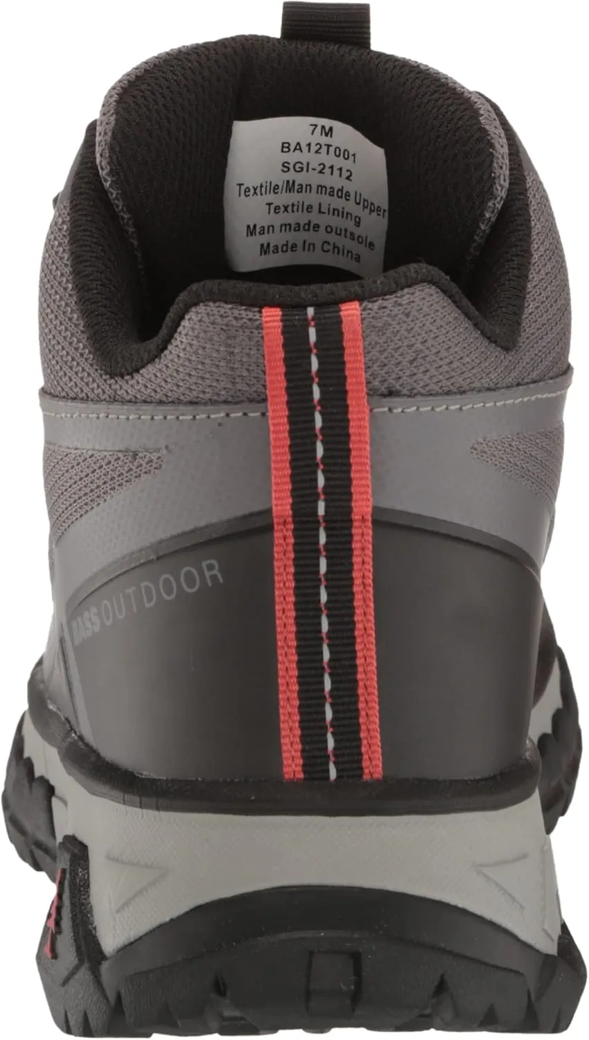 BASS OUTDOOR Women's Peak Seamless Hiker Mid Hiking Boot