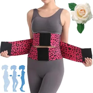 Belt Waist Cincher Ab Belt Tummy Control Body Shaper with Triple Wrap Women, Floralshe Fajas, Plus Size