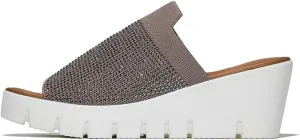 Bernie Mev Women's Venti Crystal Wedge Heel Sandal