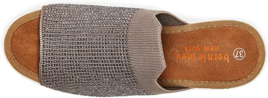 Bernie Mev Women's Venti Crystal Wedge Heel Sandal