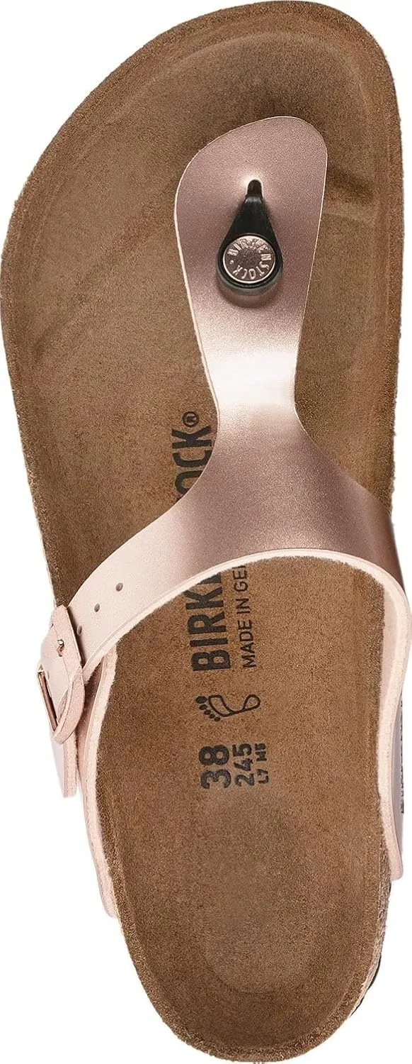 Birkenstock Unisex-Adult Thong Gizeh Gold Bf R