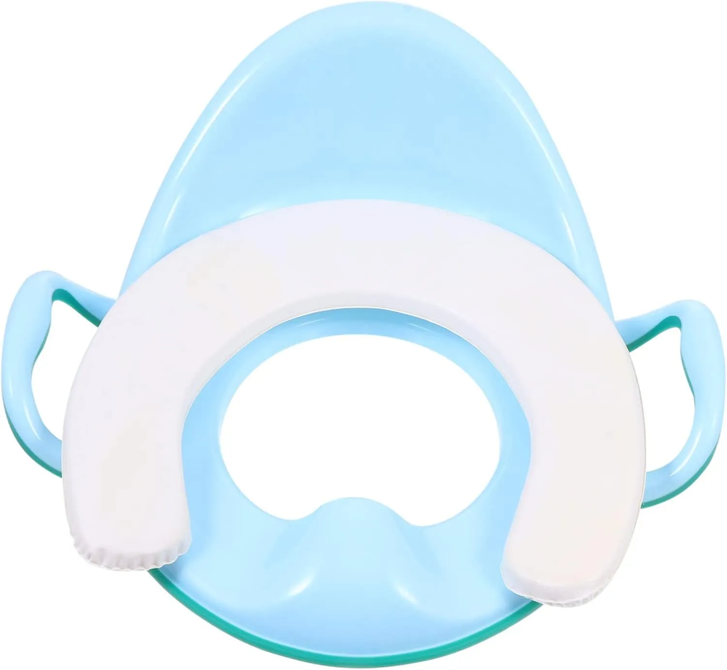 Boys and Girls's Toilet Seat Potty Trainer Soft Seat Sturdy Handles Non-slip Ring Universal Fit for Most Toilets (boys Girls 1-7 Years)