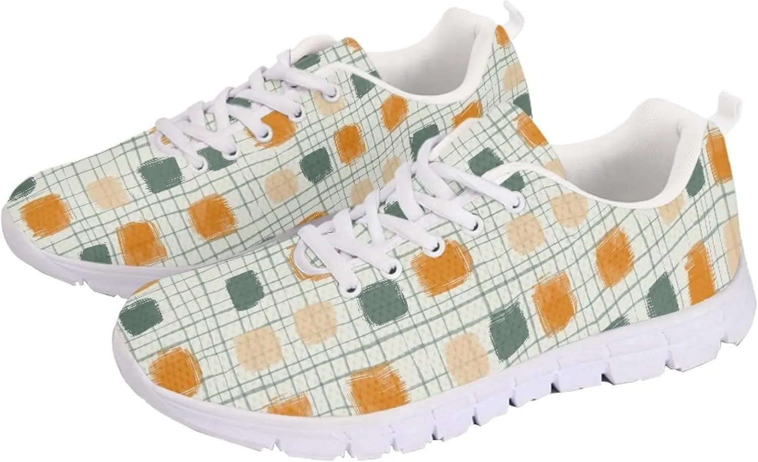 Breathable Sports Shoes for Women Teens Trainer Running Travel Sneaker Walking Low Heel Lightweight Sneakers