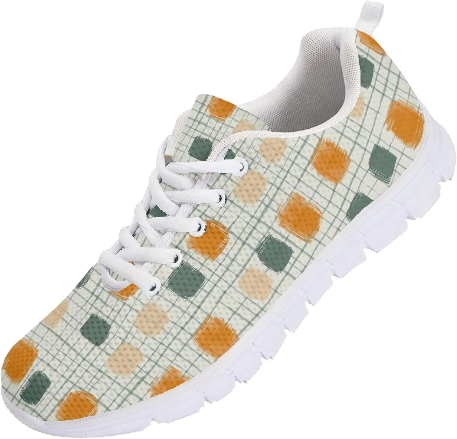 Breathable Sports Shoes for Women Teens Trainer Running Travel Sneaker Walking Low Heel Lightweight Sneakers