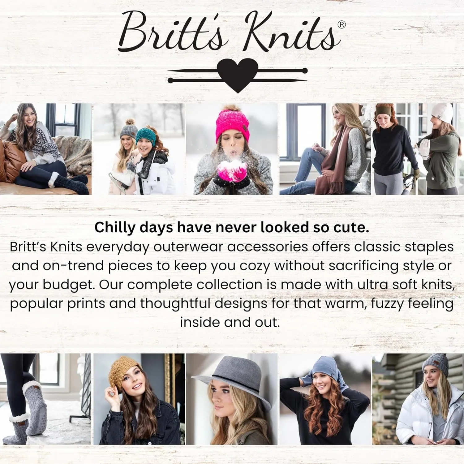 Britt's Knits Soft Slipper Boot Socks - Super Warm, Cozy, Buttery Soft Knit Chenille Slipper Socks for Women