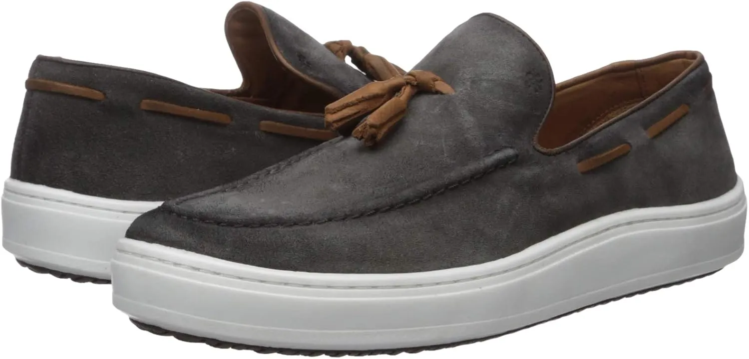Brothers United Men's Leather Luxury Slip on Tassel Loafer