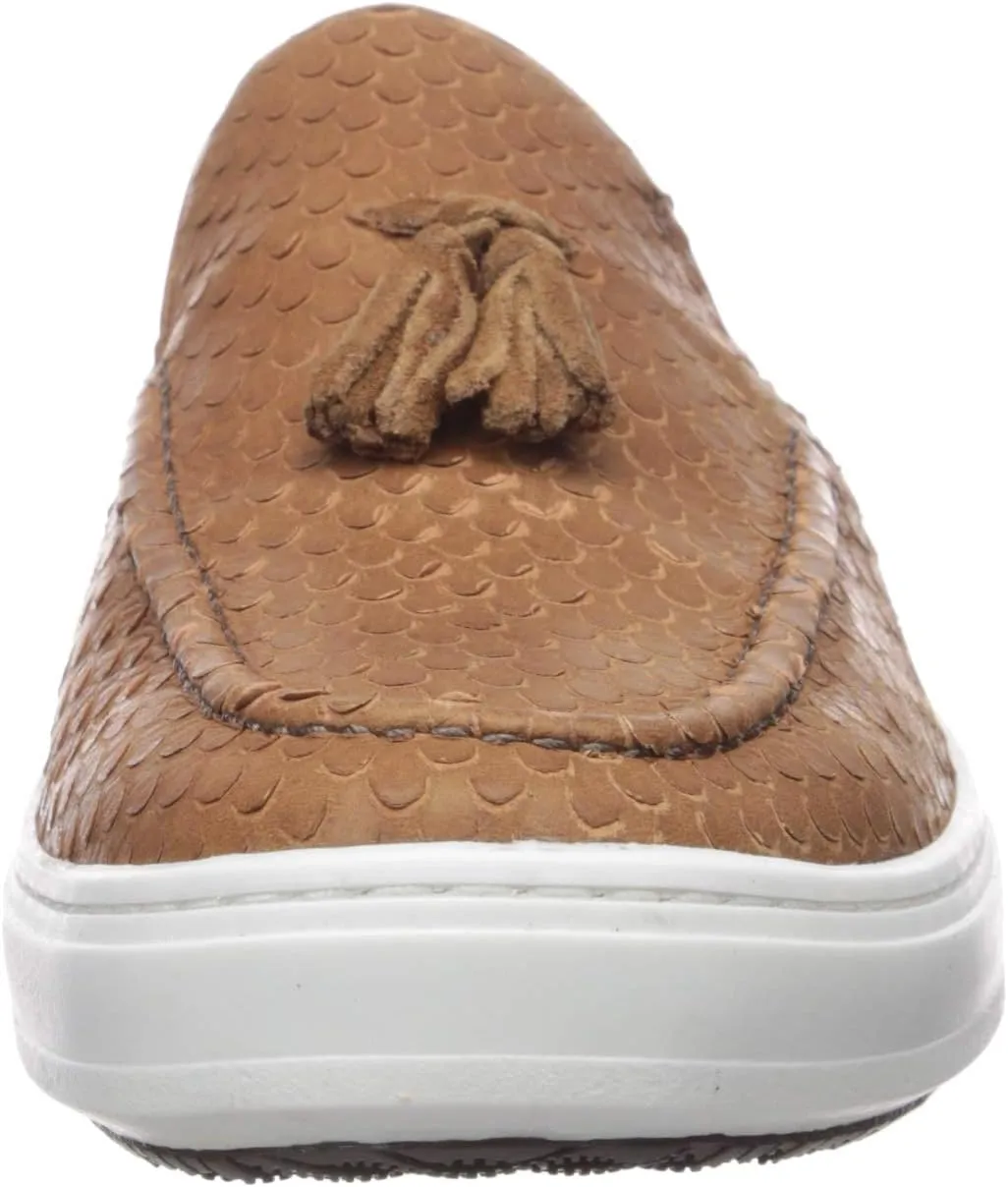 Brothers United Men's Leather Luxury Slip on Tassel Loafer