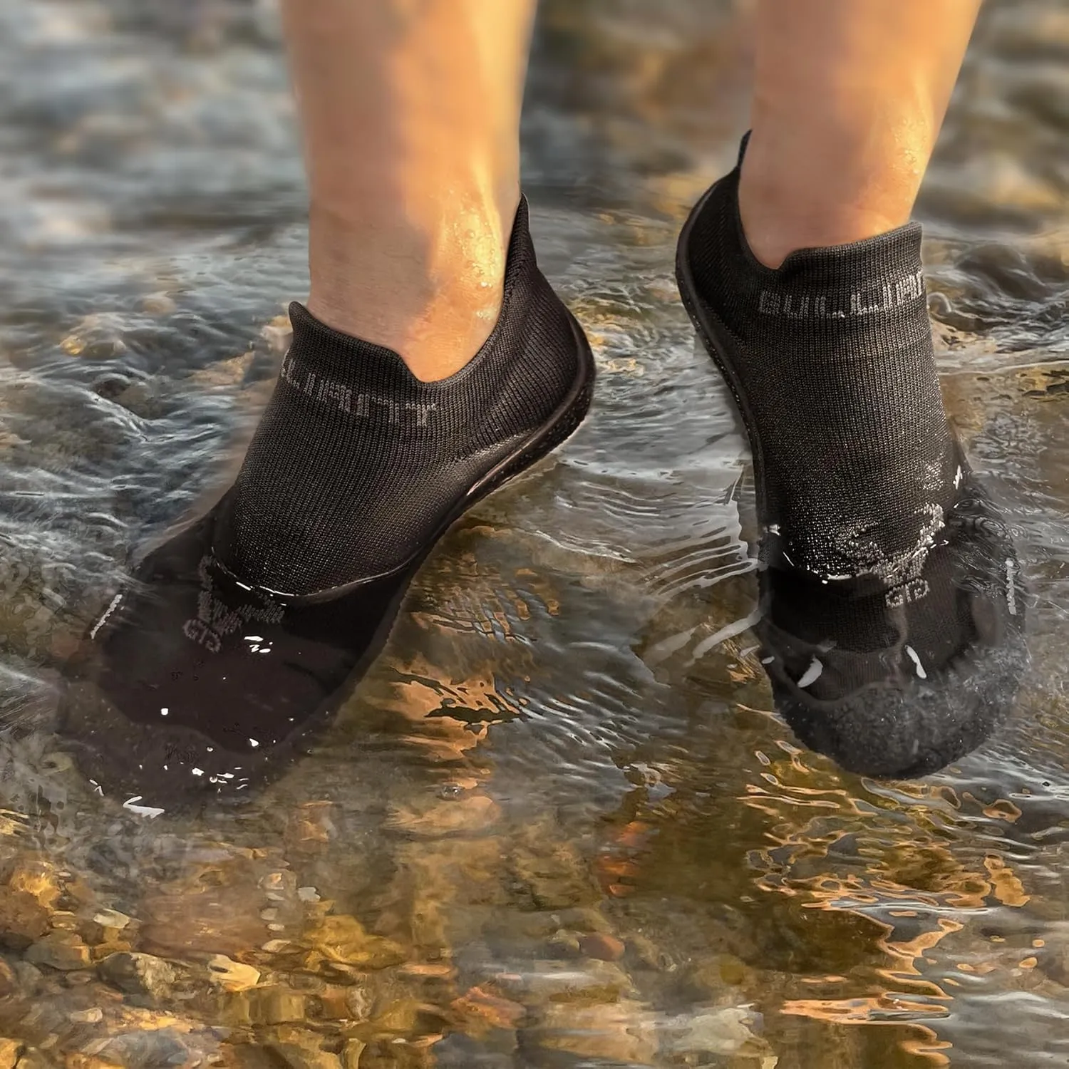BULLIANT Women Water Shoes Slipper Socks Barefoot Hiking Shoes for Men Women with Cushioned Insole&Drainage Sole