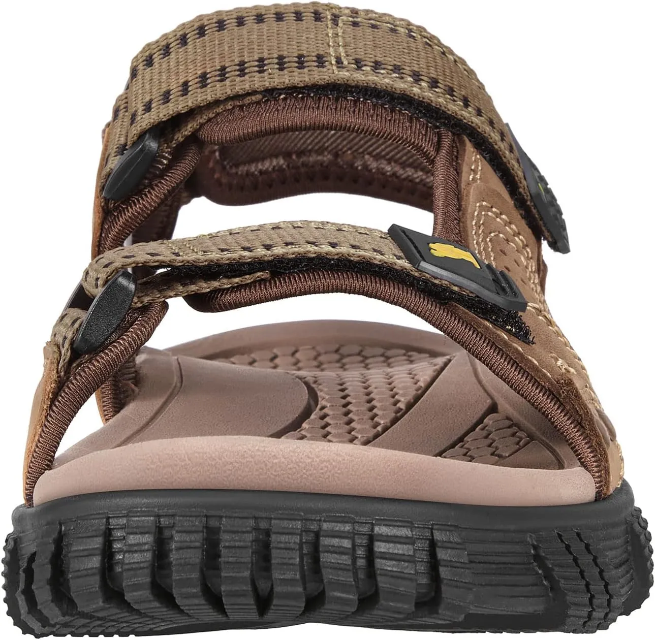 CAMEL CROWN Men's Water Sandals Waterproof Arch Support Hiking Sandals Comfort Leather Sandals Adjustable Athletic Outdoor Sandals for Summer Beach Trail Walking