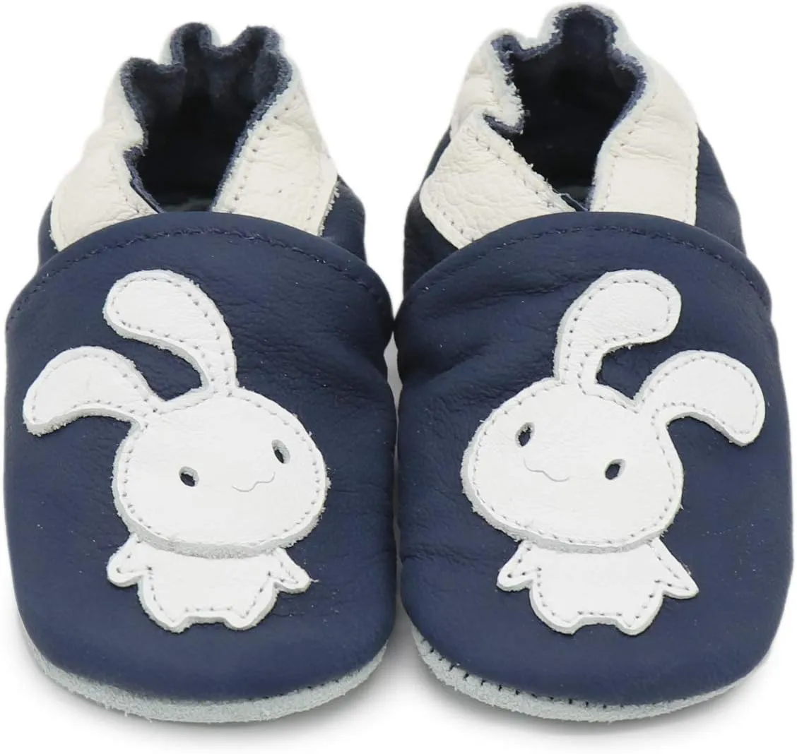 Carozoo Toddler Kids Unisex Slipper Animal Flower Soft Sole Leather Baby Shoes